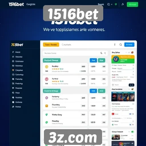 Análise das funcionalidades do site 1516bet